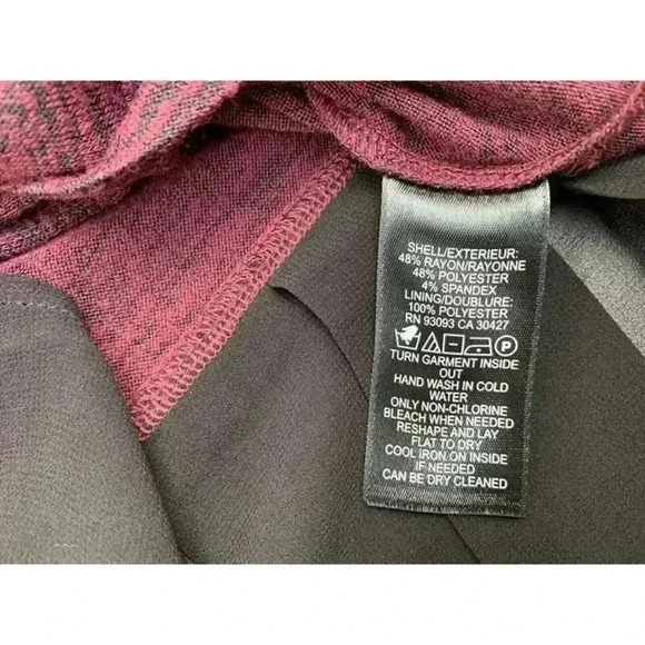 Nic + Zoe Mixed Media V-Neck Party In The Back Sweater Small NEW 1012 - Picture 6 of 7